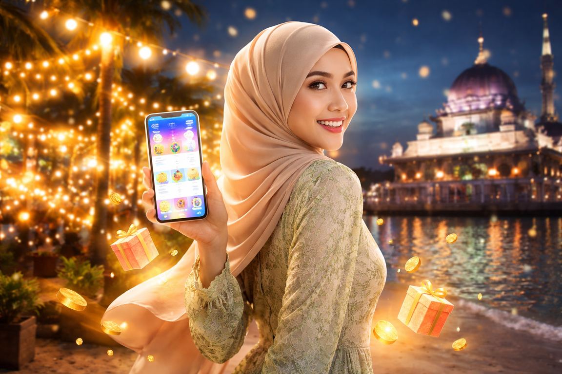 Proses deposit Hari Raya Putrajaya untuk bermain kasino langsung di axas888